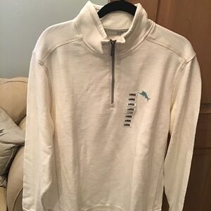 Tommy Bahama Men’s Large NWT Tobago Bay Half Zip